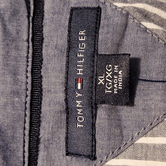 Tommy Hilfiger Women's Long Sleeve Roll-Tab Cotton Blouse Size XL - Picture 11 of 11